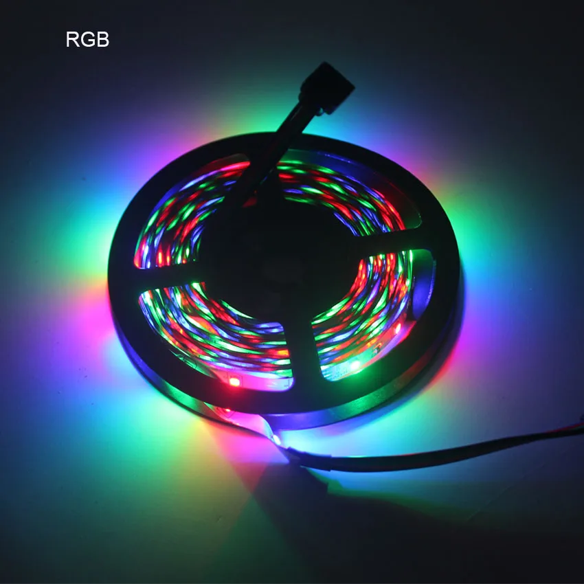 IKVVT 5 м RGB Светодиодная лента 2835 световая полоса 12 В гибкая не водонепроницаемая