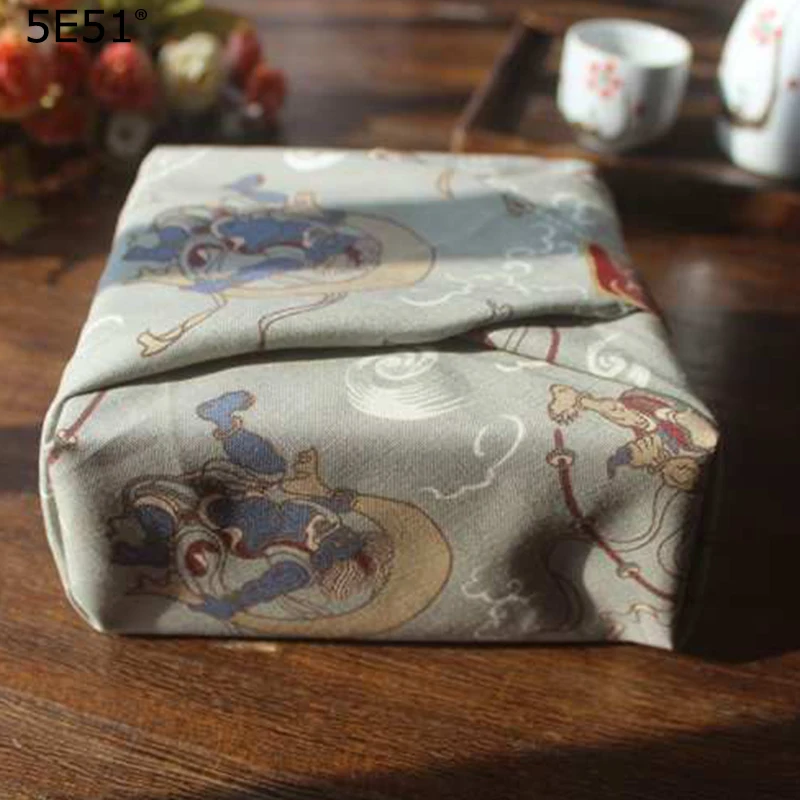Мужской платок furoshiki хлопок /японский стиль с принтом 35 см/много использования