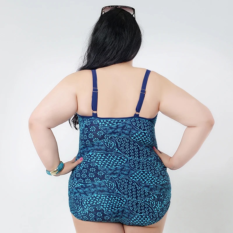 Милого село Для женщин печати спинки Одна деталь Монокини Бикини ванный комплект