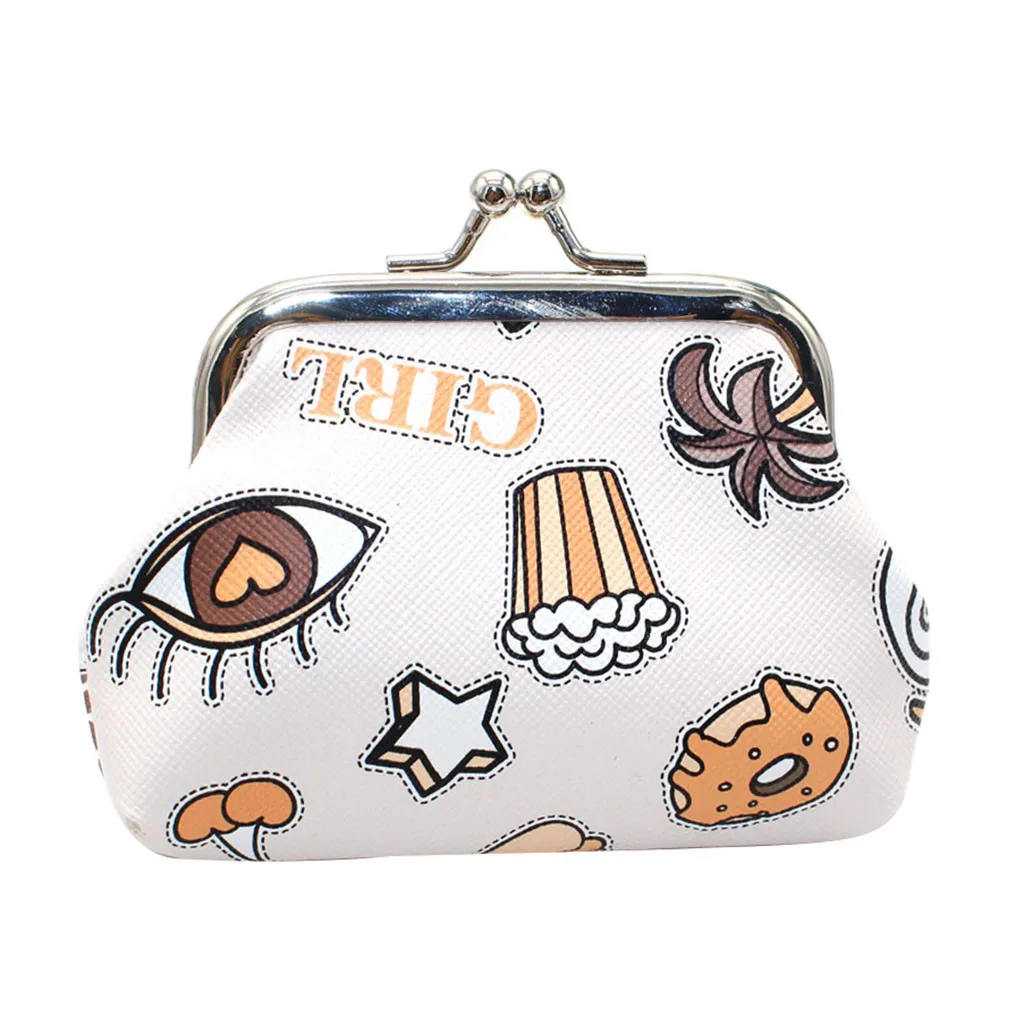 Конфетная сумка с застежкой Индивидуальный Женский милый кошелек принтом