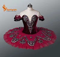 burgundy Бургундия взрослых Corsaire Профессиональный балетная пачка BT643 классическая балетная пачка Балетная пачка для детей балетная пачка платье - Цвет: burgundy