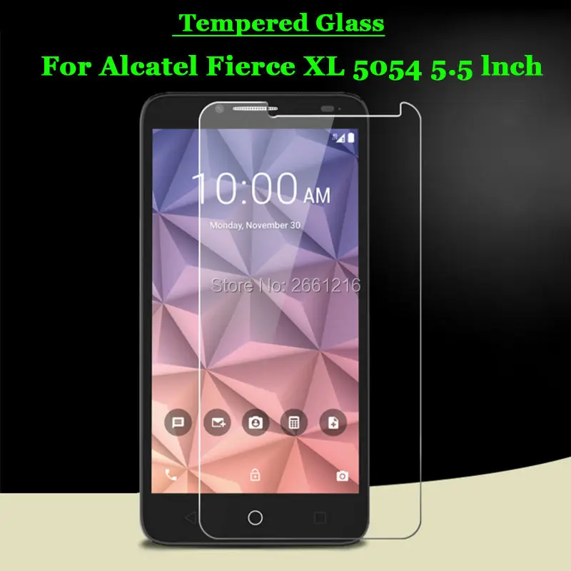 Закаленное стекло 9H 2.5D для Alcatel Fierce XL Премиум Защитная пленка One Touch 5054 5054D 5 5&quot|screen