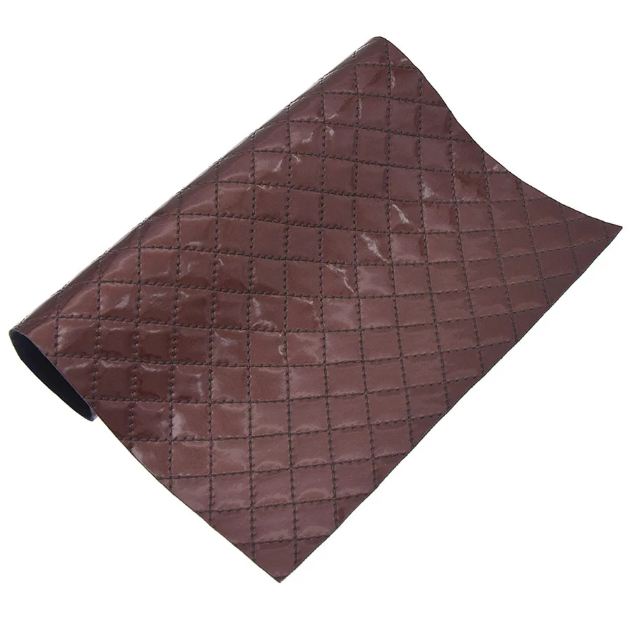 She Love 21x16 см разноцветная рельефная ромбовидная ткань A4 Синтетическая кожаная Diy