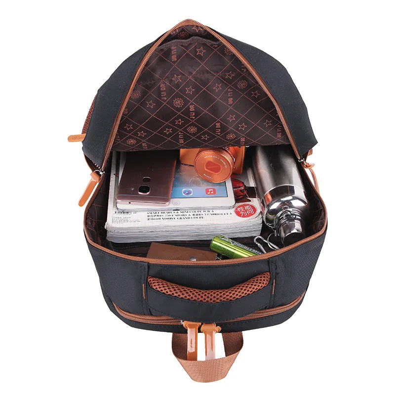 Мужские и женские повседневные Рюкзаки 14-дюймовая сумка для ноутбука нейлоновый