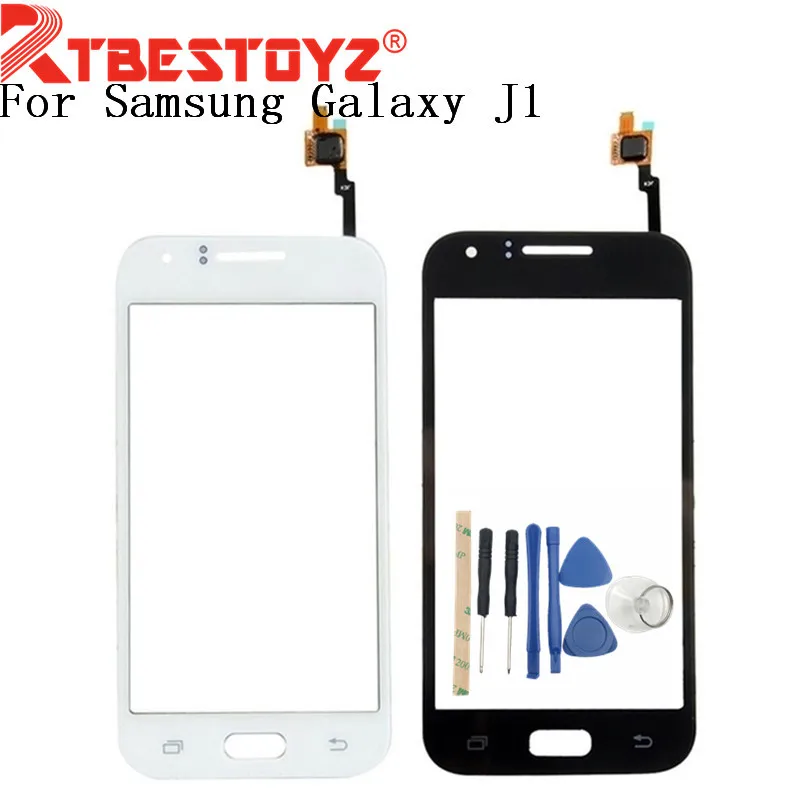 RTBESTOYZ 4 3 дюймовый сенсорный экран дигитайзер для Samsung Galaxy J1 J100F J100 J100H передняя