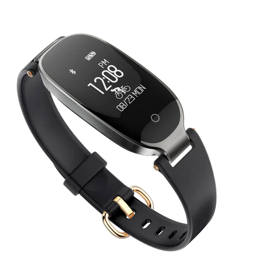 10 шт женский браслет S3 smart band динамический сердечный ритм браслет здоровья IP67 водонепроницаемый шагомер, DHL