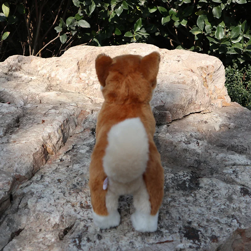 

Lifelike Standing Japanese Shiba Inu Plush Toy Cute Yellow Dog Stuffed Animal Toys Soft Toys Gift for Kids