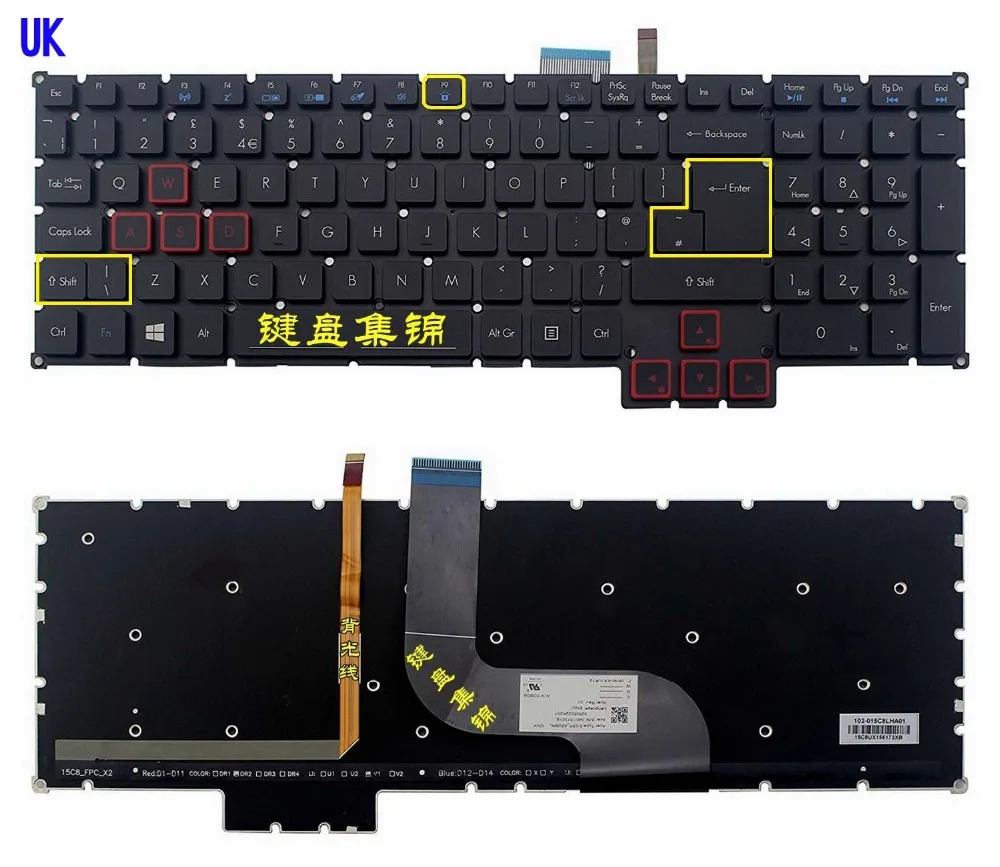 Новости Клавиатура для ноутбука ACER Хищник G9-791 G9-792 G9-793 GX-791 17X GX-7 G9 US/UK/русский/Чешский/Deutsch Пособия по немецкому языку/Иврит/японский