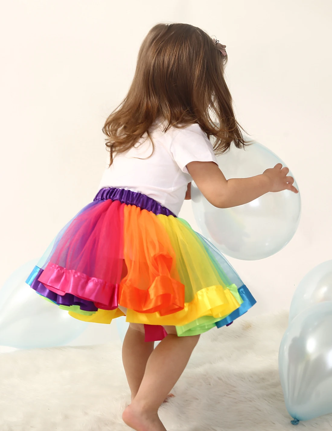 Модная юбка для танцев детей платье принцессы сценический костюм вечерние