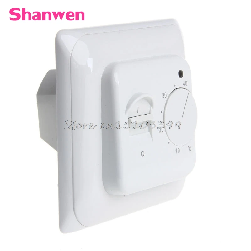 

Safe Mechanical Floor Manual Heating Thermostat Temperature Control Switch 220V Drop Ship