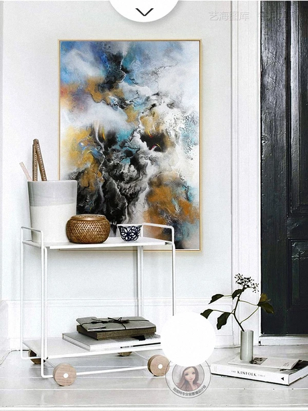 Скандинавская абстрактная фантазия современный простой стиль чернильный плакат