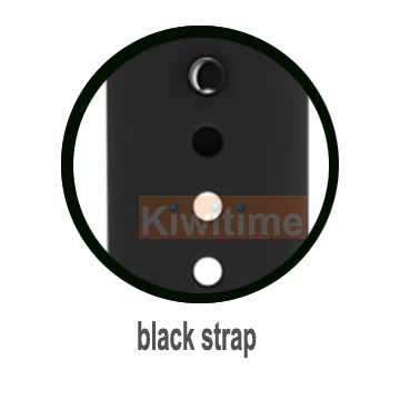 Black Strap KIWITIME 42 мм силиконовый ремешок спортивный ремешок Миланский Браслет Нержавеющая сталь браслет, ремешок для наручных часов Часы SmartWatch IWO 8 9 Смарт Браслет для проверки сердечного ритма 6 2 3 - Цвет: Black Strap
