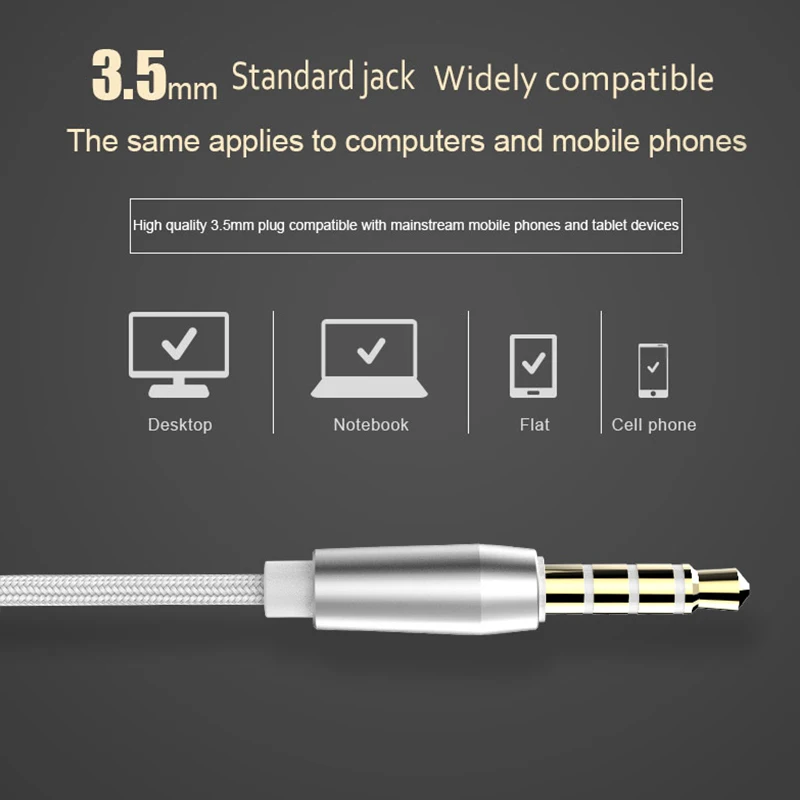 Наушники интерактивные наушники в ухо с микрофоном мобильный музыкальный