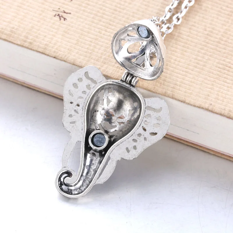 Ожерелье с аромадиффузором в виде слона подвеска украшение для духов эфирное