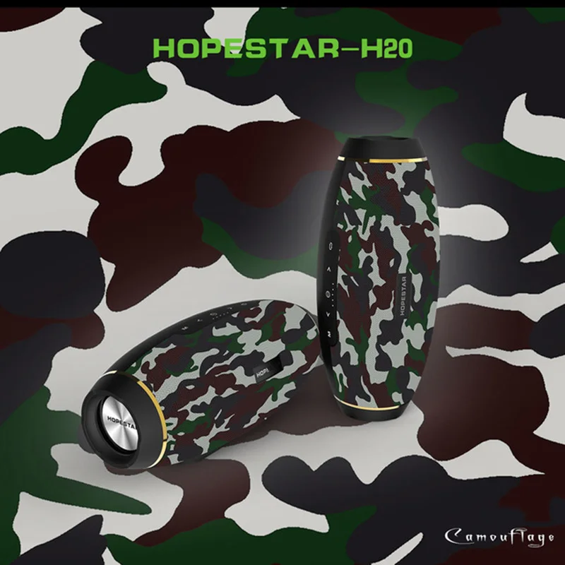HOPESTAR H20 супер бас 30 Вт Динамик Беспроводной Bluetooth стерео сабвуфер