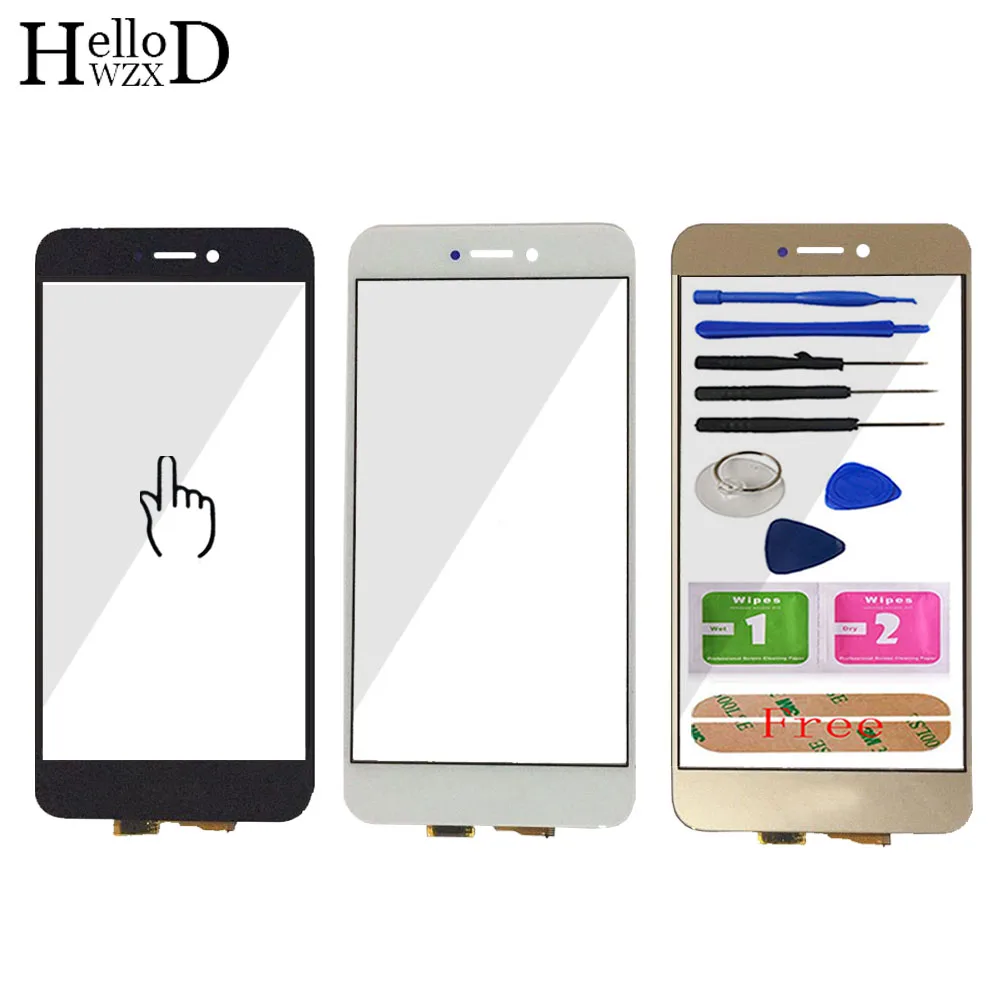 

5.2'' Touch Screen For HuaWei Honor 8 Lite Touch Screen Glass Digitizer Panel Touchscreen Front Glass Lens Sensor Adhesive