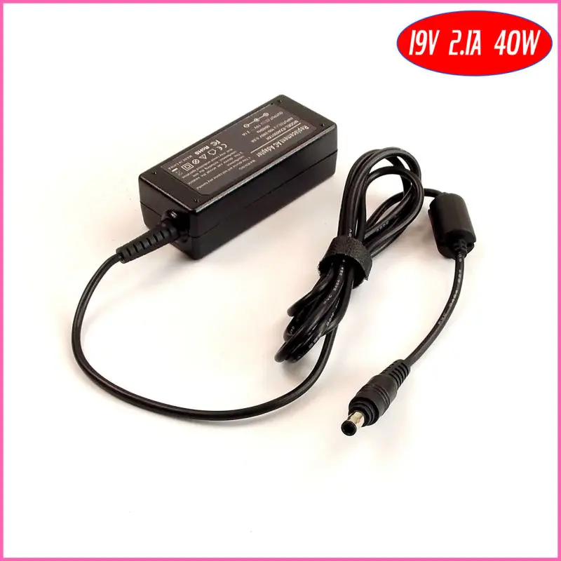 19V 2.1A 40W Ноутбук Ac адаптер Зарядное устройство для Samsung NP-N210-JA02US NC110-A01NC110-A02 N310-13GMB