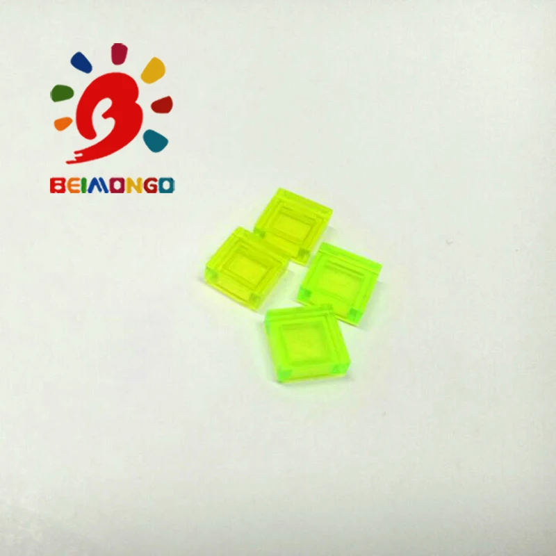 Бесплатная доставка! BEIMONGO блоки плоская плитка 1x1 строительные 200 шт. Edu и
