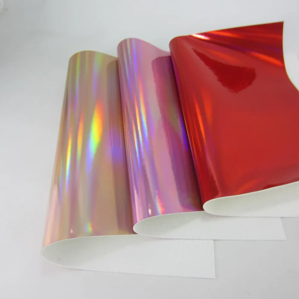 Декоративная голографическая ткань из искусственной кожи 8x11 дюймов (21x29