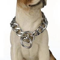 1315mmhigh quality safety training pet supplies collar choker stainless steel silver color 11 nk link chain for dog 12 36 hot