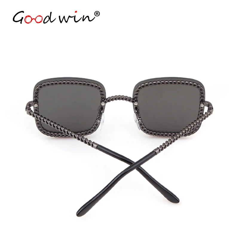 Женские солнцезащитные очки в стиле стимпанк Good Win брендовые дизайнерские с