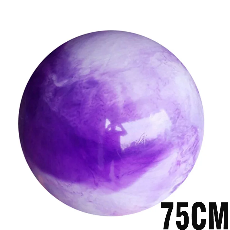 75cm C-Purple ITSTYLE облачные шарики для йоги Пилатес фитнес спортзал баланс мяч для фитнеса Упражнения пилатеса тренировки 55 см 65 см 75 см - Цвет: 75cm C-Purple