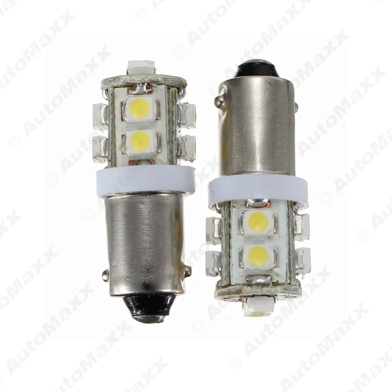 

FEELDO 30Pcs BA9S T4W W5W 1210 3528 10SMD Interior Car LED Light License Plate LED Lamp 7-Color #AM1507