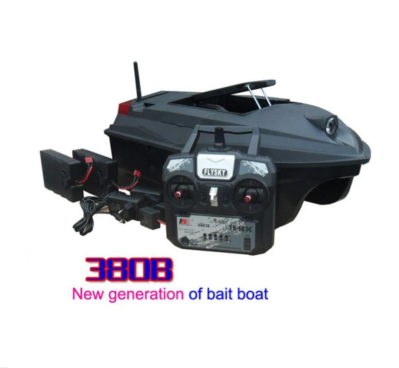 

PDDHKK Remote Control Bait Boat long-range Feeding Bait Dual lithium battery Enhanced Double motors with night fishing light