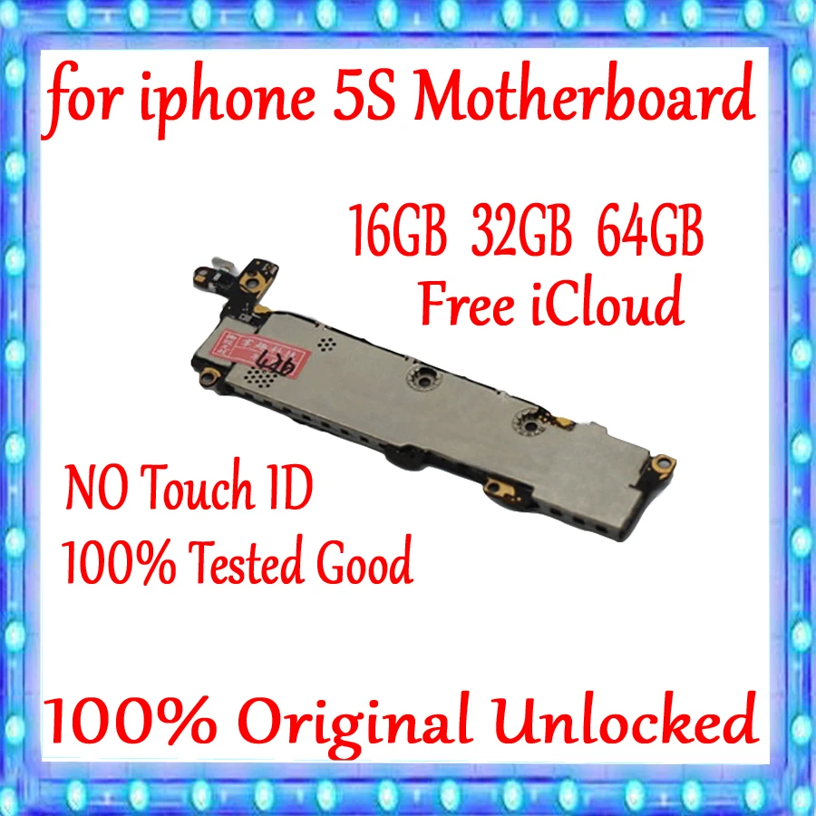 Материнская плата для iPhone 100% оригинальная разблокированная материнская IOS