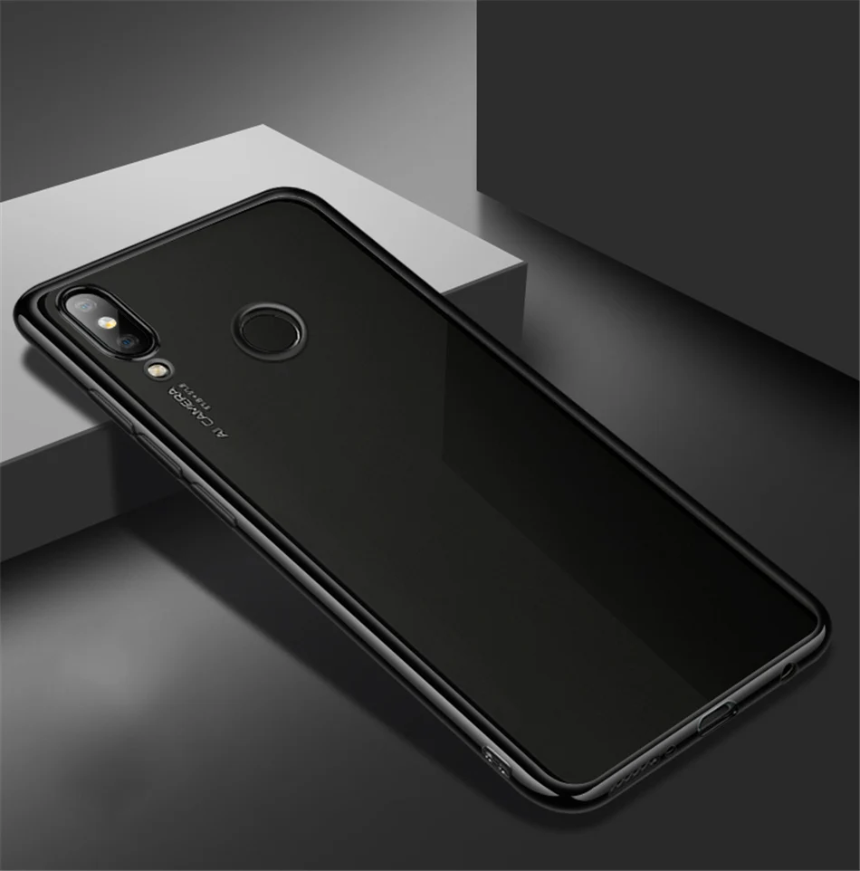 Для Xiaomi Redmi Note 7 Чехол 3D Лазерное покрытие Роскошный чехол из мягкого ТПУ Прозрачный чехол для Xiaomi Redmi Note 7 Pro Redmi7 яркий чехол для телефона s