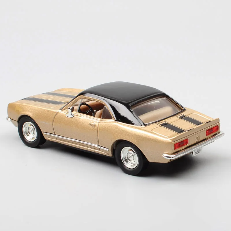 1/43 Масштаб Мини Винтаж 1967 Chevrolet Camaro Z28 Chevy гоночный автомобиль мышцы литья под давлением и автомобили-модельная игрушка миниатюрный коллектор