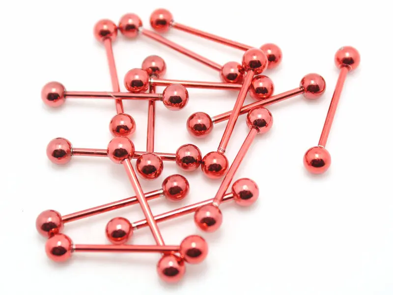 10 шт. кольцо для пирсинга с языком из нержавеющей стали | Украшения и аксессуары