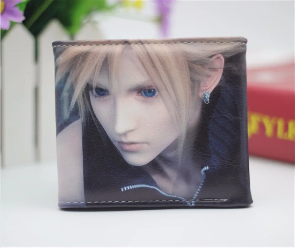 Ботинки из аниме Последняя Фантазия лого кошелек два раза для маленьких