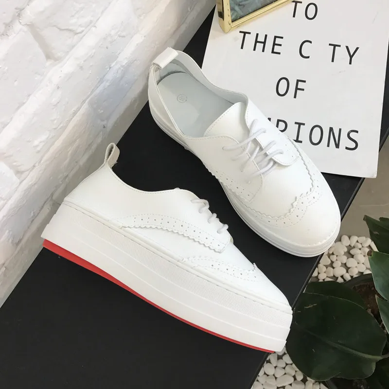 Дышащие женские кроссовки из натуральной кожи модная женская обувь