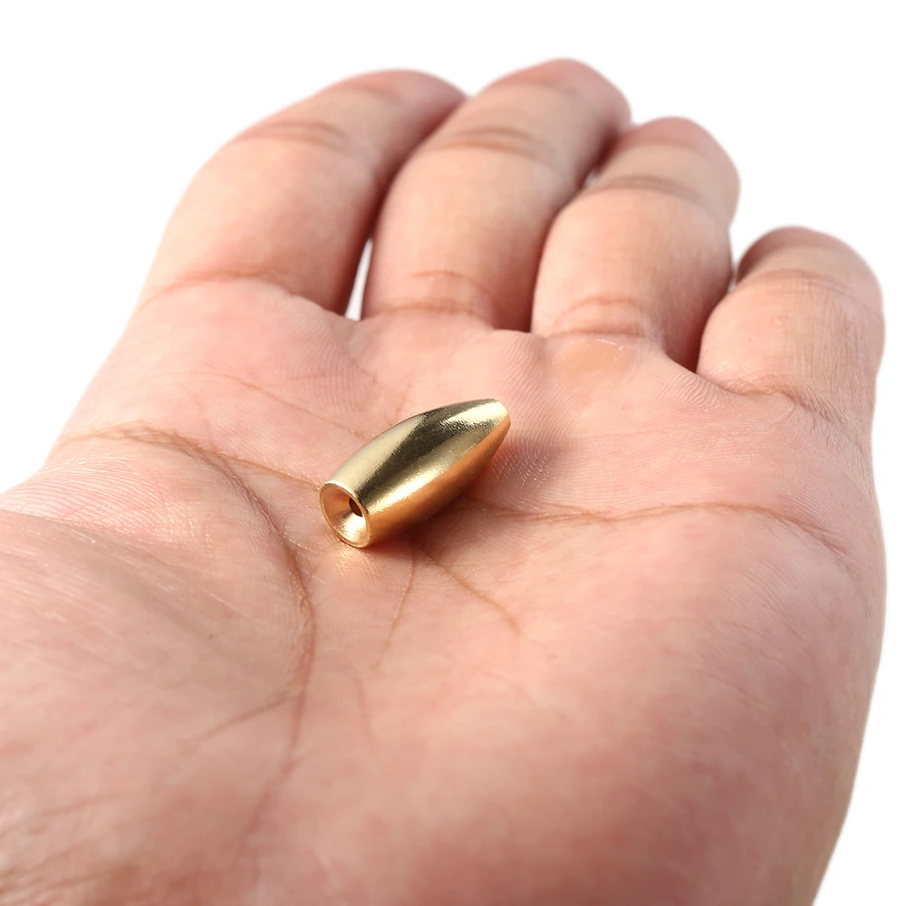 5 шт./лот латунные грузила для быстрое погружение на окуня рыболовные аксессуары