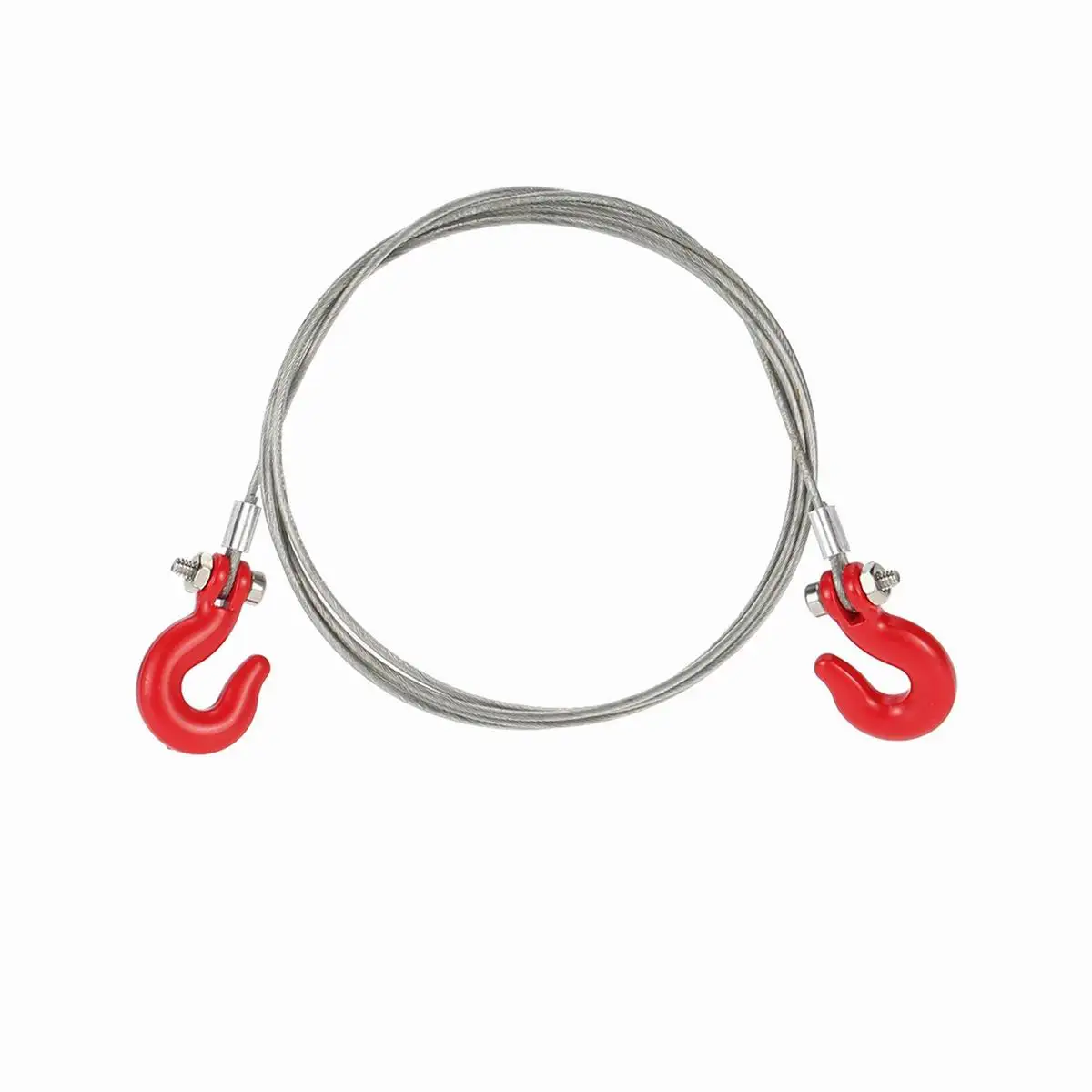 RC автомобильный Декор СТАЛЬНАЯ ВЕРЕВКА с красным металлическим бампером