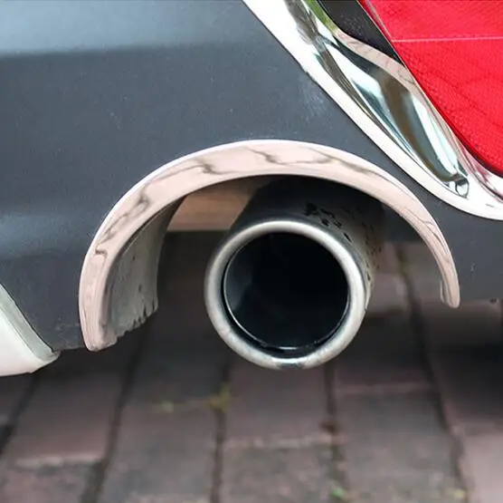 2 шт./компл. модификация выхлопной трубы Отделка украшения стикер чехол для Mazda CX5