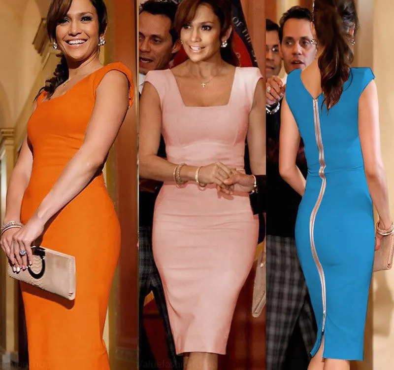 Женское платье-карандаш офисное платье в европейском стиле с поп-звездами