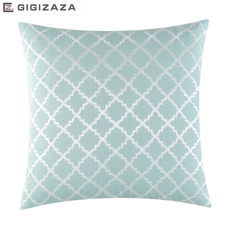 Япония летние Геометрические жаккардовые ткани подушки оптом стул наволочки