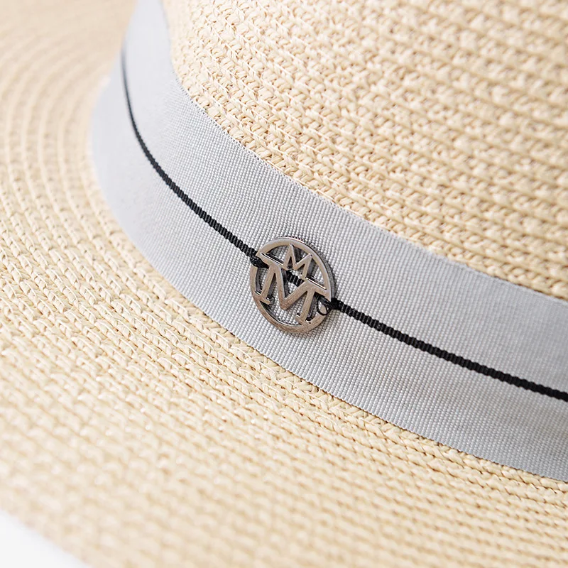 Повседневная Соломенная Шляпа Панама для мужчин Летняя женская солнцезащитная