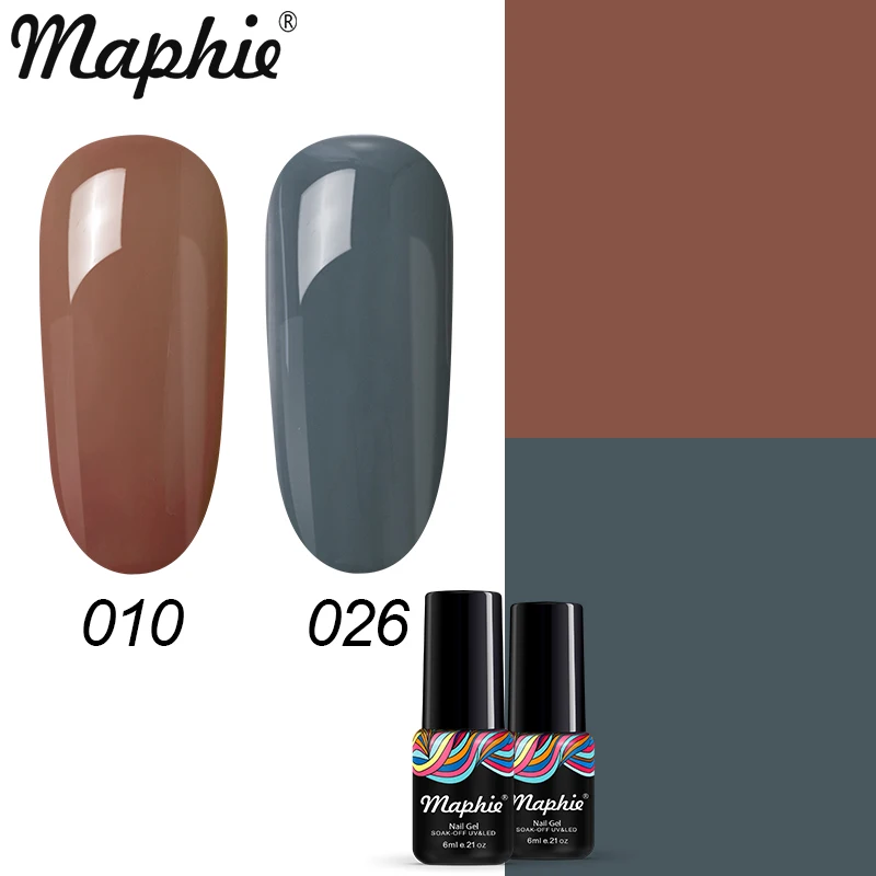 13 Maphie 2 шт/набор гель-лака для ногтей Блестящий цветной гель нужно базовое верхнее покрытие излечивается УФ/Светодиодная лампа 78 цветов на выбор - Цвет: 13