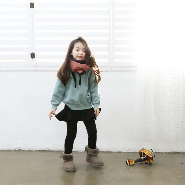 2018 осень и зима новые бархатные леггинсы для девочек Корейский несколько цветов