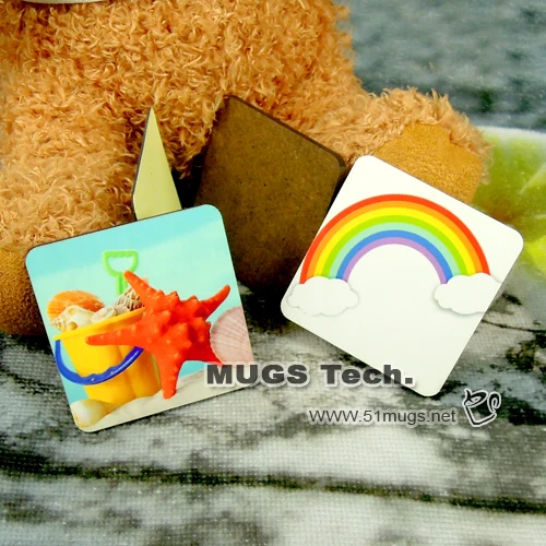 10 шт./лот сублимационные пустые магниты на холодильник сделай сам деревянные