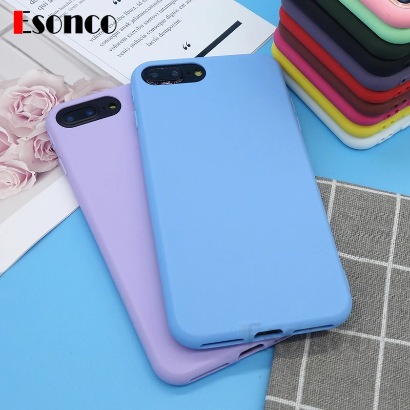 Противоударный чехол для iphone 6s 6 Чехол X XS Max XR 7 8 плюс мягкий силиконовый |
