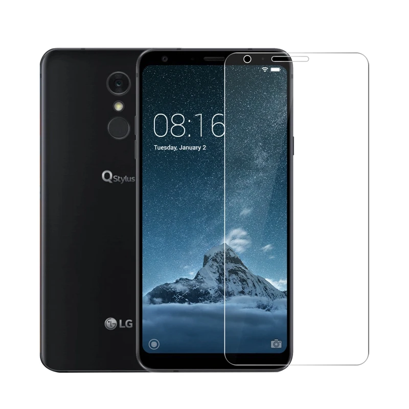 2 шт./лот 2.5D 9H Премиум Закаленное стекло для LG Q Stylus 6 &quotЗащитная пленка экрана Plus + |