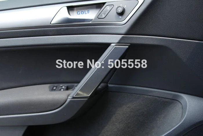Для VW GOLF MK7 VII выходное отверстие из нержавеющей стали выключатель вспышки