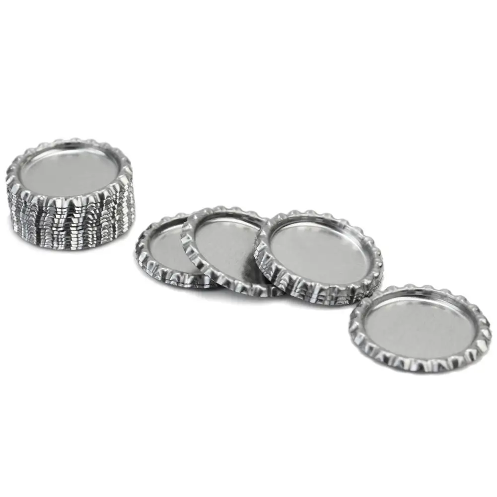 20x колпачки для бутылок серебряные сделай сам пробка вина искусство ожерелий