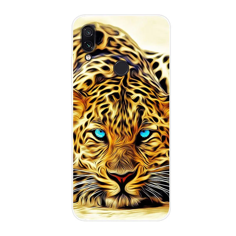 Мягкий чехол для Xiaomi Redmi 7 6 26 мультяшный силиконовый из ТПУ задняя крышка телефона