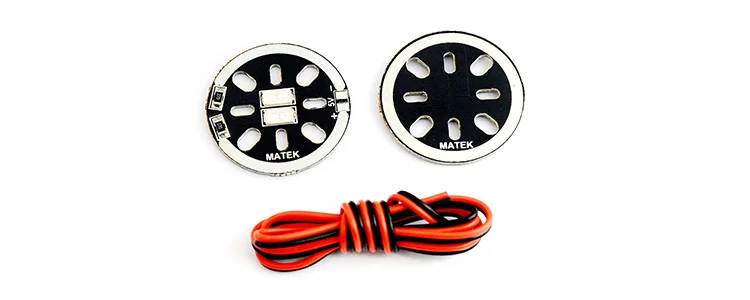 Светодиодный светильник Matek Blue X2/5V для квадрокоптера FPV QAV180 QAV R 220 QAV210 ZMR250 Martian 230