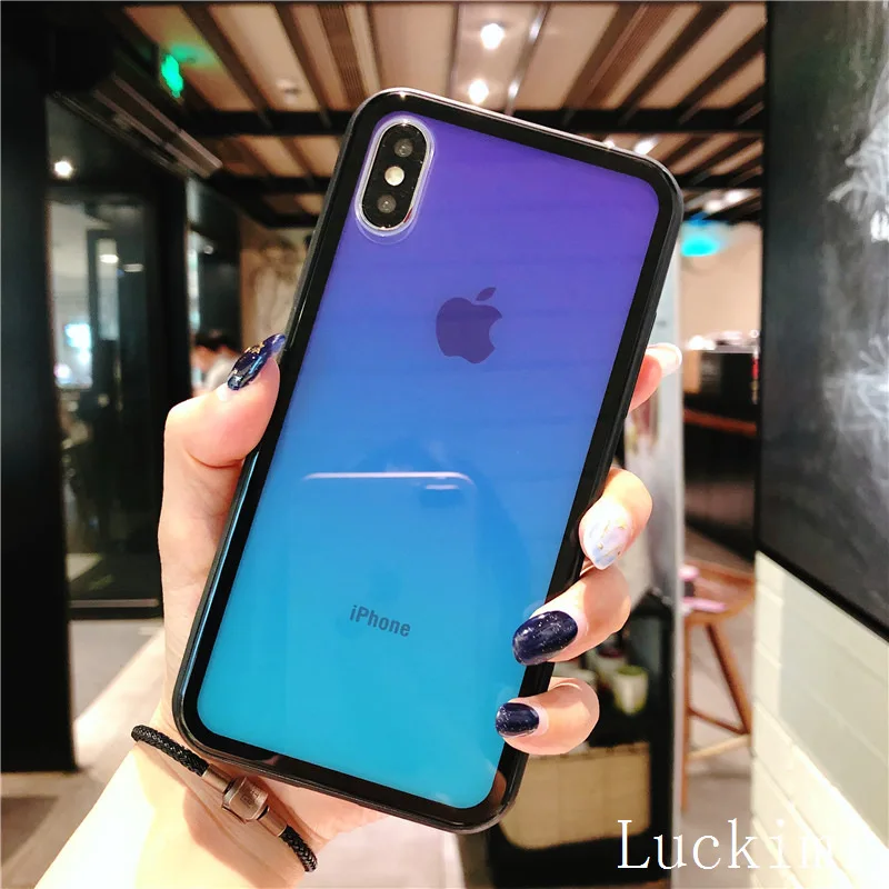 Для HUAWEI P20 Чехол для мобильного телефона PRO градиентный мягкий окантовочный